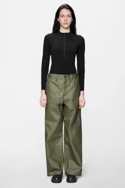 Heavy Woven Pants Straight