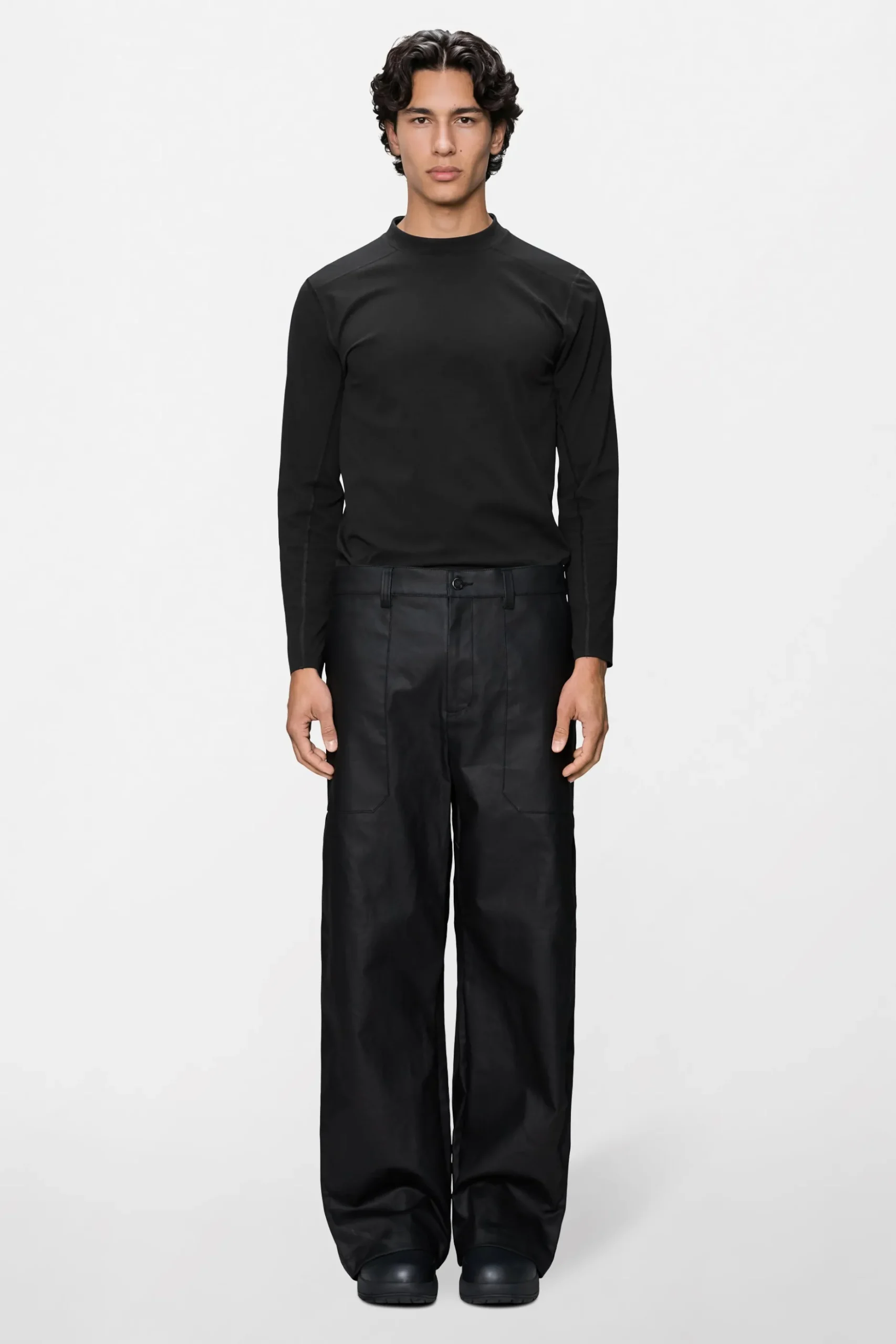 Heavy Woven Pants Straight