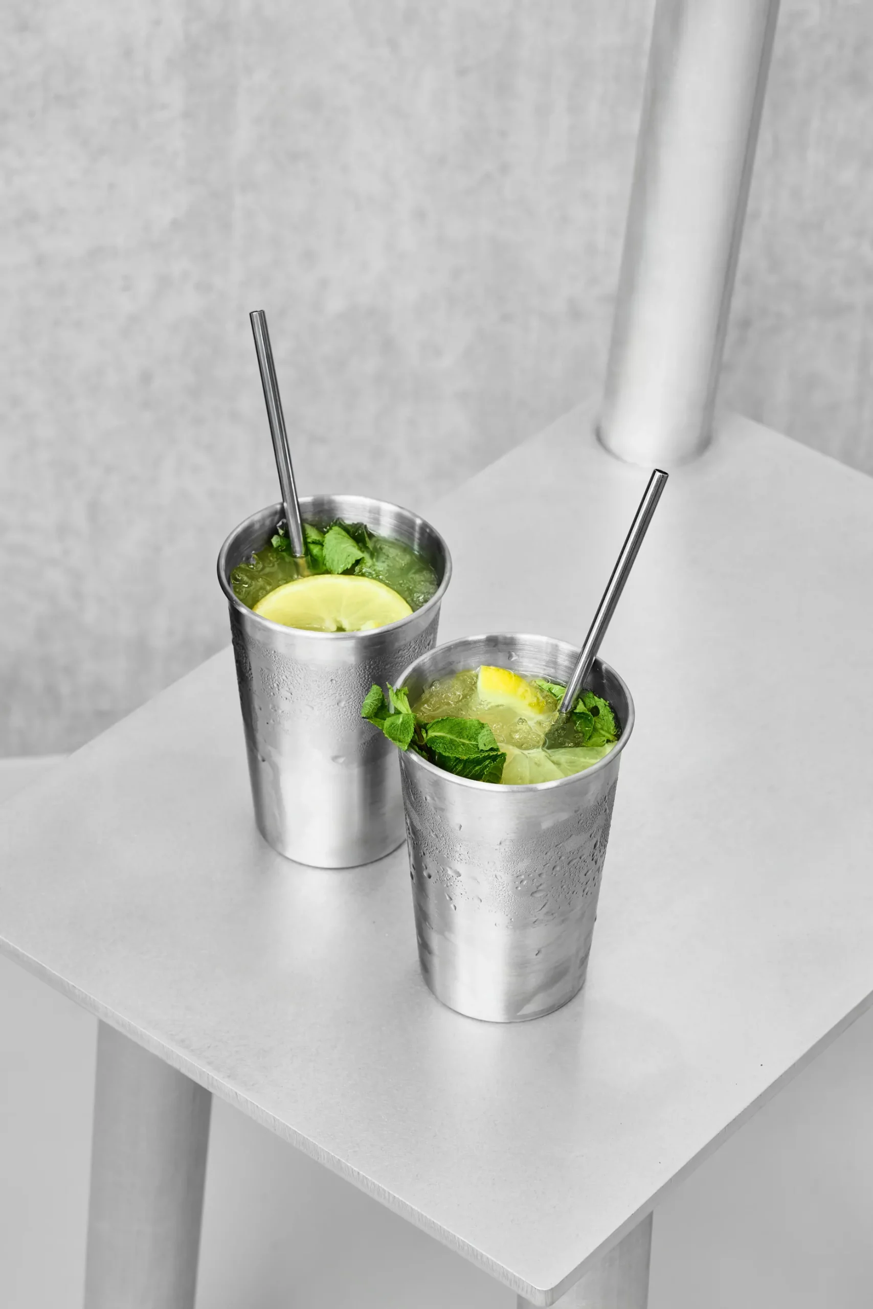Stainless Steel 2-Pack Cups 500ml