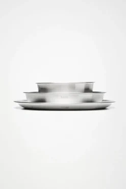 Stainless Steel 2-Pack Deep Plates