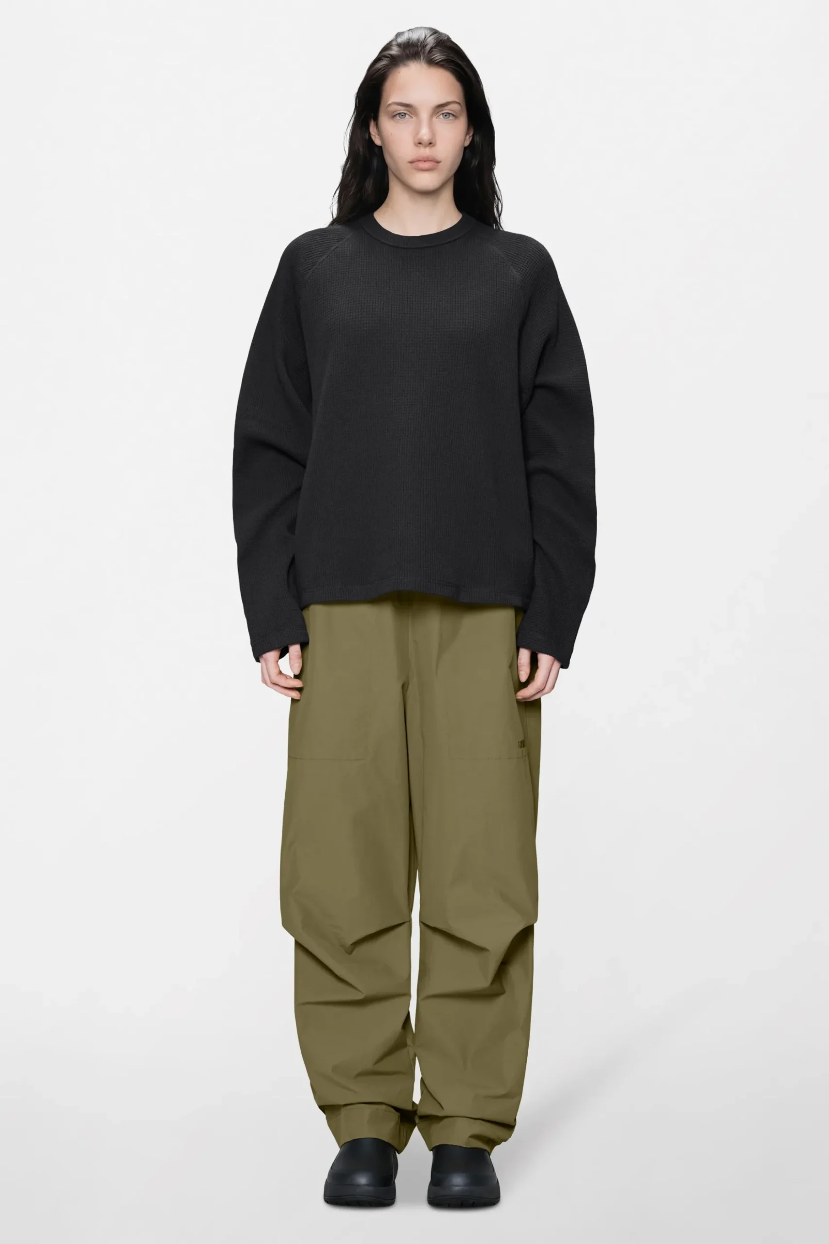 Waffle Long Sleeve T-Shirt Rains