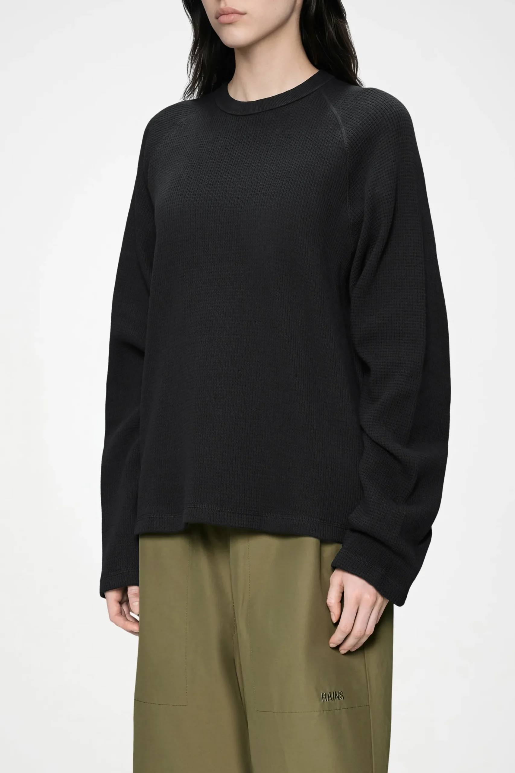 Waffle Long Sleeve T-Shirt Rains